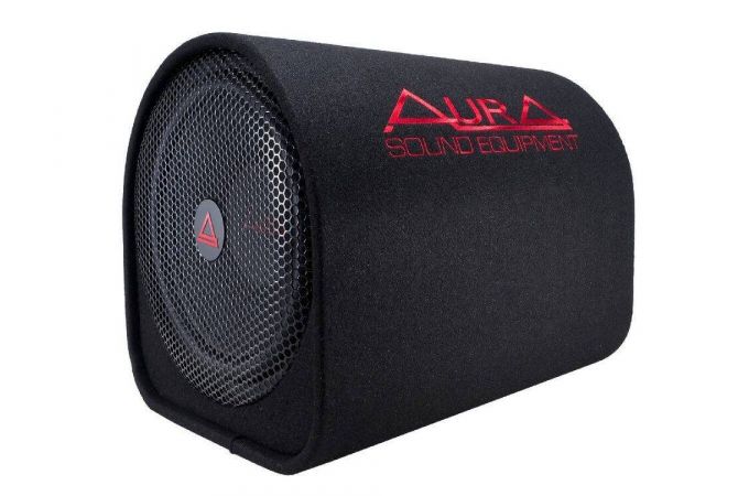 Сабвуфер Aura SW-T30A 12"(30см)корпусной,активный,1201Вт,SPL-90Дб,труба