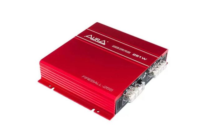 Усилитель мощности AURA FIREBALL-255 2*75Вт,2-1канал,4-2 Ом,High/Low