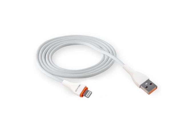 Кабель USB "WALKER" C565 для Apple 30W, поддержка QC, белый