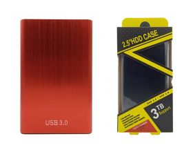 Кейс для HDD/SSD 2.5'' USB3.0 - SATA металл (S2509U3_Red)