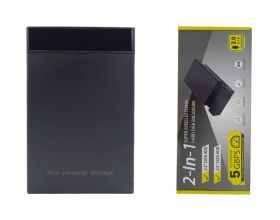 Кейс для HDD 3.5'' USB3.0 - SATA пластик (S356U3_Black)