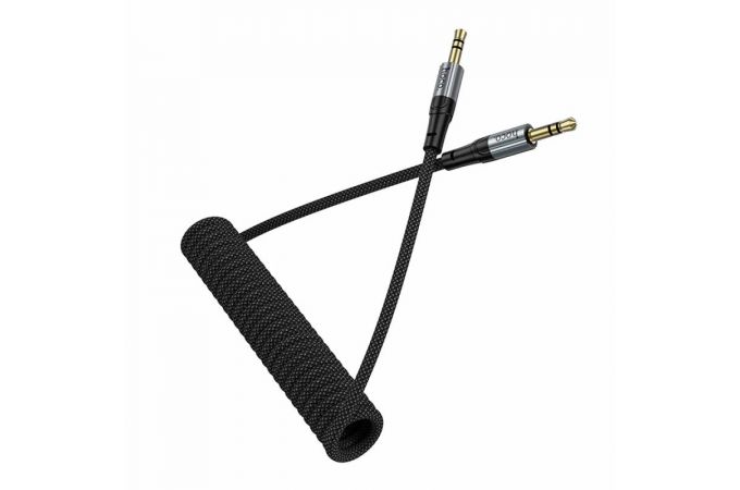 Кабель аудио AUX HOCO UPA33 AUX 3.5 1 метр черный