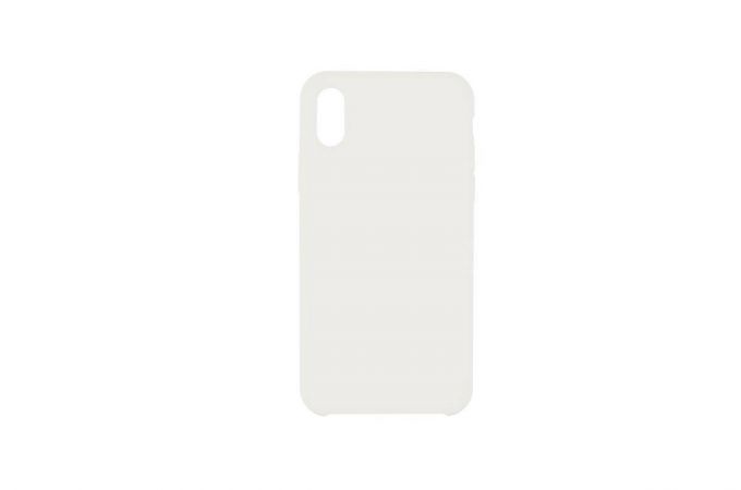 Чехол для iPhone ХR Silicone Case Soft Touch (белый) 9