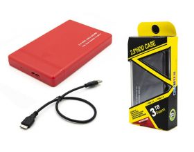 Кейс для HDD/SSD 2.5'' USB3.0 - SATA пластик (S840_Red)