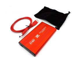Кейс для HDD/SSD 2.5'' USB3.0 - SATA металл (S254U3_Red)
