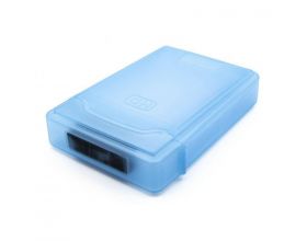 Бокс для хранения жесткого диска 1x3,5" (синий)