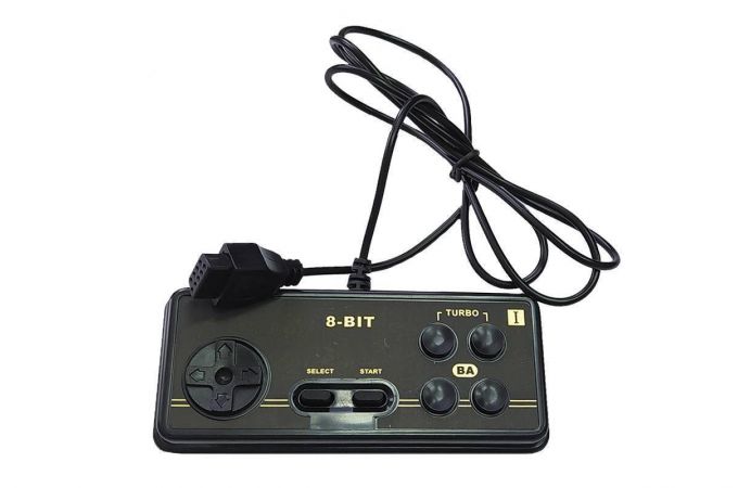 Джойстик квадратный 8bit Controller (черный корпус, 9рin узкий разъем)