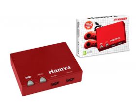 Игровая приставка "Hamy 4" 16+8 Bit Classic красная 350 встроенных игр