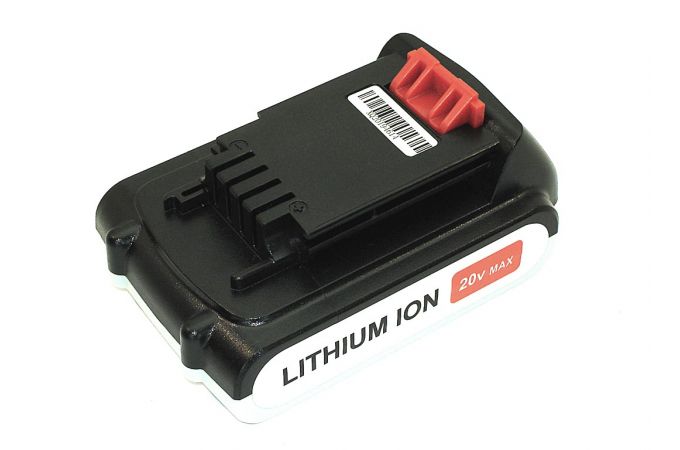 Аккумулятор для Black & Decker (p/n: LB20, LBX20, LBXR20 SL186K, ASL188K, BDCDMT12) 20V 2Ah Li-ion