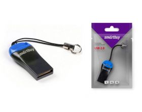 Картридер Smartbuy 711, USB 2.0 - MicroSD, (SBR-711-B)