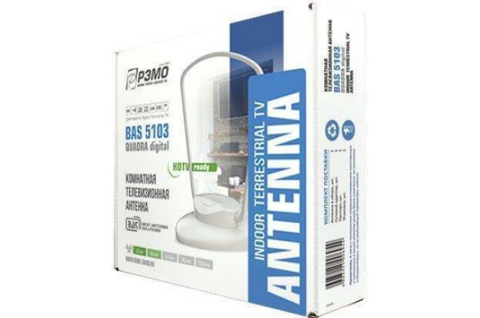Антенна комнатная РЭМО BAS-5103 DX QUADRA DIGITAL активная, 33 дБ