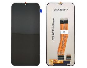 Дисплей для Samsung A037F Galaxy A03S Black в сборе с тачскрином 100%