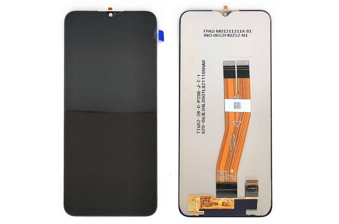 Дисплей для Samsung A037F Galaxy A03S Black в сборе с тачскрином 100%