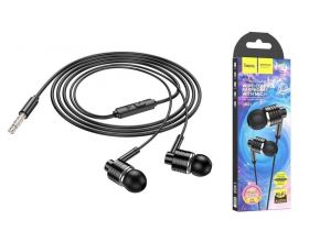 Наушники вакуумные проводные HOCO DM31 universal earphones (черный)