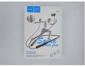 Наушники вакуумные беспроводные HOCO ES53 Coolway sports BT earphones Bluetooth (черный) (УЦЕНКА! МЯТАЯ УПАКОВКА)