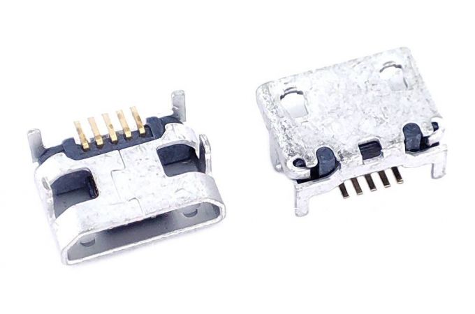 Разъем зарядки China 5pin new (micro USB) без юбки