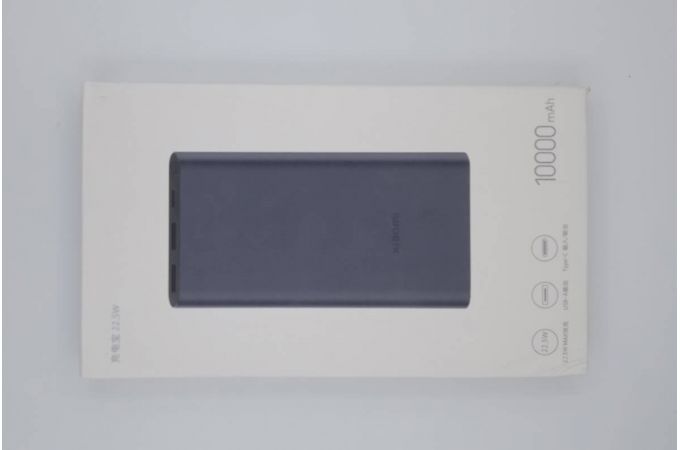 Универсальный дополнительный аккумулятор MI 10 000 mAh (черный) (УЦЕНКА! МЯТАЯ УПАКОВКА)