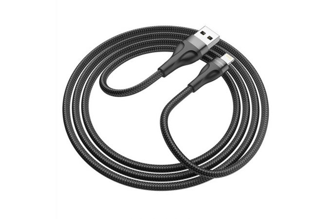 Кабель USB - Lightning BOROFONE BX61, 2,4A (черный) 1м