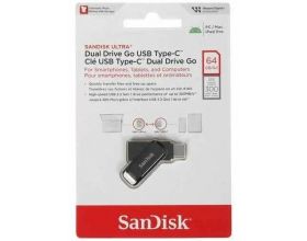 USB флеш накопитель 64 Gb SanDisk Ultra Dual Drive Go USB 3.1 - USB Type-C / SDDDC3-064G-G46
