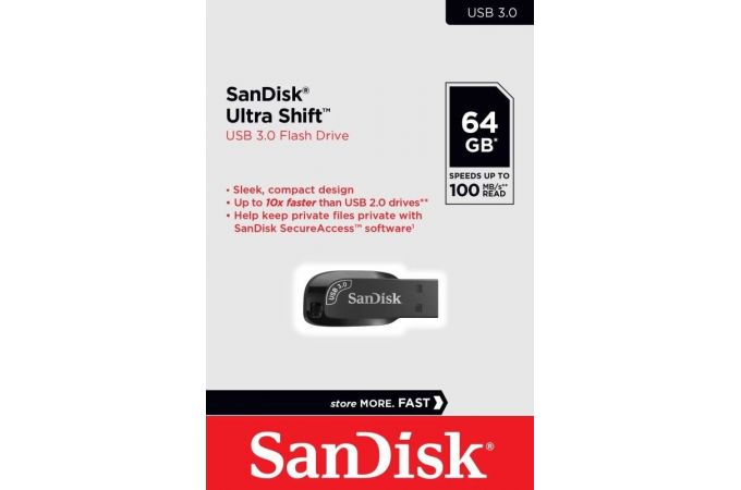 USB флеш накопитель 64 Gb SanDisk Ultra Shift SDCZ410A-064G-F46