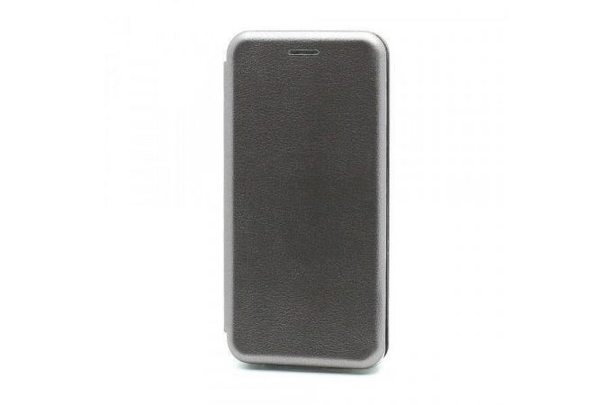 Чехол-книжка Xiaomi Redmi Note 9/ Redmi 10X  боковой BF (серебристый)