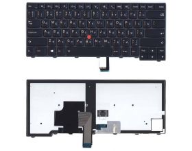 Клавиатура для ноутбука Lenovo ThinkPad T440 T440P T440S черная с подсветкой