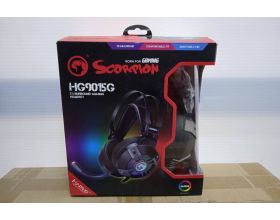 Наушники мониторные проводные с микрофоном MARVO HG9015G полноразмерные 2,2м (черный) (УЦЕНКА! МЯТАЯ УПАКОВКА)