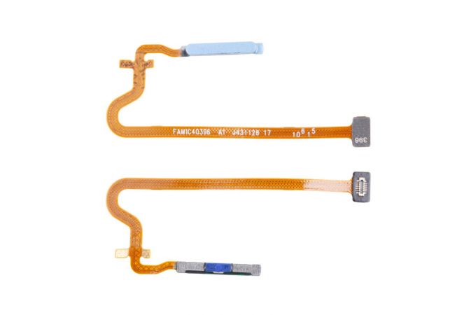 Шлейф для Realme C51/Note 50 (RMX3830/RMX3834) сканер отпечатка (голубой)