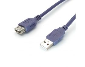 Кабель USB 2.0 удлинитель (штекер-гнездо) Орбита OT-PCC26 1.5м (синий) (УПАКОВКА 25шт)