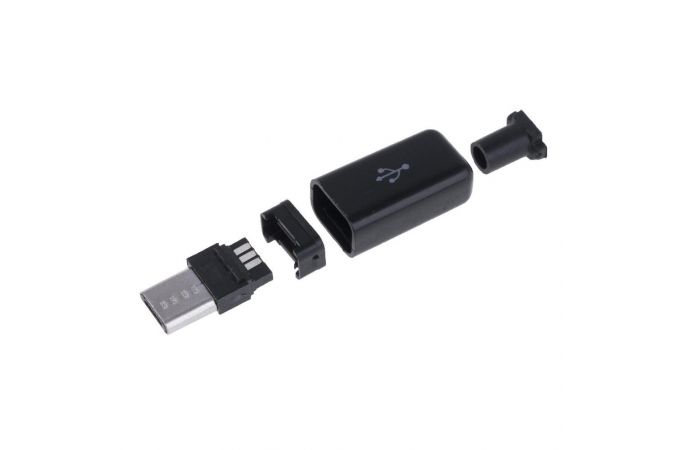 Штекер micro USB (УПАКОВКА 50шт)