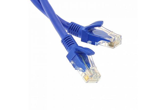 Кабель интернет LAN патч корд Орбита OT-PCC21(PCC23) 15м (Cat6,568B,4пары)