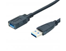 Кабель USB 3.0 удлинитель (штекер-гнездо) Орбита OT-PCC17 (аналог 20031028) 1.5м (черный)