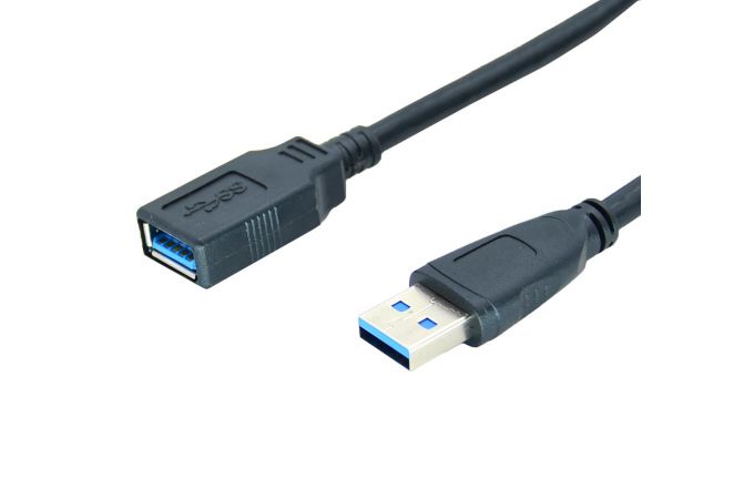 Кабель USB 3.0 удлинитель (штекер-гнездо) Орбита OT-PCC17 (аналог 20031028) 1.5м (черный)