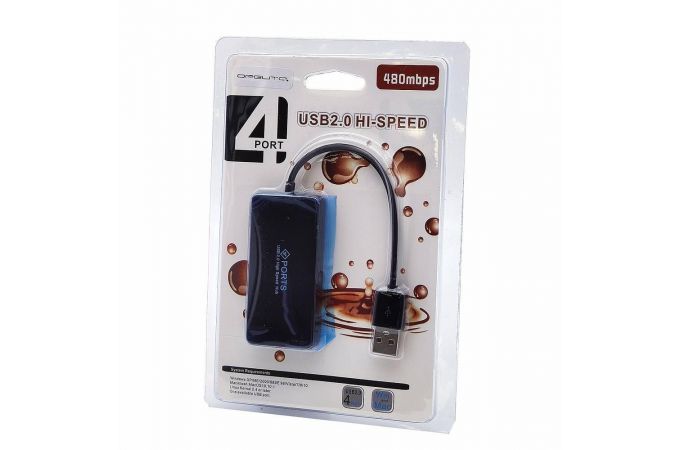 Разветвитель USB HUB Орбита OT-PCR09 концентратор USB 2.0 (4 USB)