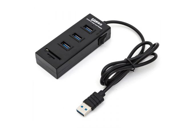 Разветвитель USB HUB Орбита OT-PCR05 концентратор USB 2.0 (3 USB)