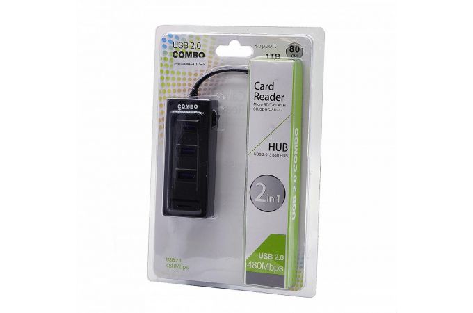 Разветвитель USB HUB Орбита OT-PCR05 концентратор USB 2.0 (3 USB)