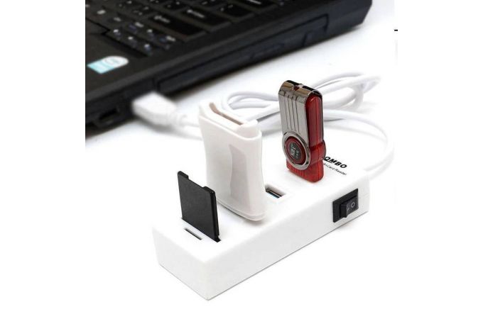 Разветвитель USB HUB Орбита OT-PCR05 концентратор USB 2.0 (3 USB)