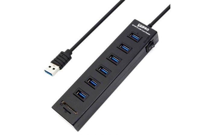 Разветвитель USB HUB Орбита OT-PCR06 концентратор USB 2.0 (6 USB)
