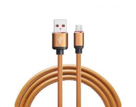 Кабель USB - MicroUSB MUJU MJ-50, 2A (оранжевый) 1м