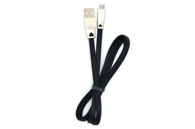 Кабель USB - MicroUSB MUJU MJ-57, 2A (черный) 1м