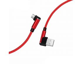 Кабель USB - MicroUSB MUJU MJ-63, 3A (красный) 1м