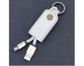 Кабель USB - MicroUSB Орбита KM-110, 2A (брелок для ключей) 0,2м