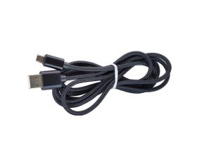 Кабель USB - MicroUSB Орбита OT-SMM07, 2.4A (черный) 1м (в оплетке)