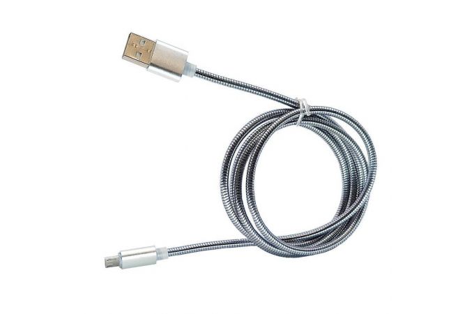 Кабель USB - MicroUSB Орбита OT-SMM21, 2A (в метал. оплетке) 1м