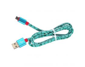 Кабель USB - MicroUSB Орбита OT-SMM12, 2.4A (в оплетке) 1м