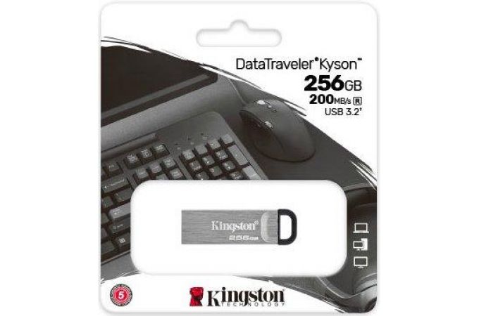 Флешка USB 2.0 Kingston DataTraveler Kyson 256Gb