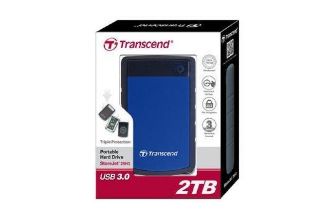 Жесткий диск 2,5" Transcend 2Tb TS2TSJ25H3B синий