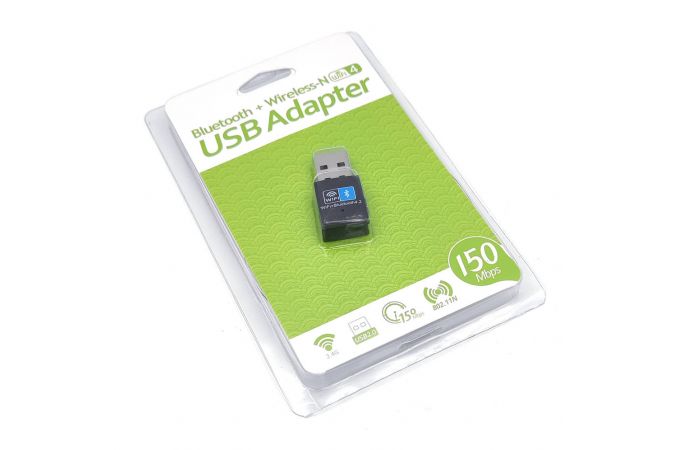 Адаптер USB WiFi 150/Bluetooth 4.2 (USB2.0)