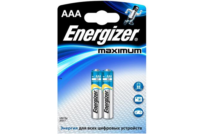 Батарейка алкалиновая Energizer MAXIMUM POWER BOOST LR03/286 BL2 2/AAA цена за 2 шт