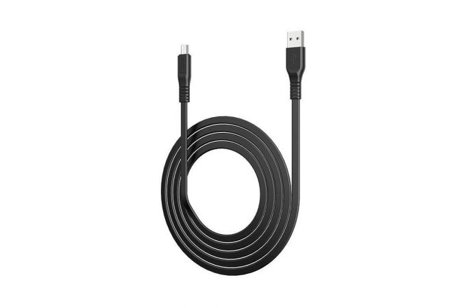 Кабель USB - MicroUSB BOROFONE BX23 2,4A (черный) 1м